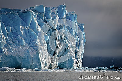 The beautiful Perito Moreno Glacier in Argentina. Stock Photo