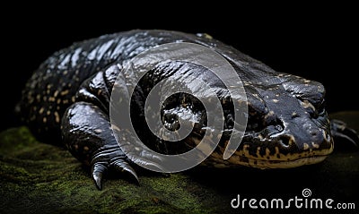 A beautiful photograph of a Chinese Giant Salamander Stock Photo