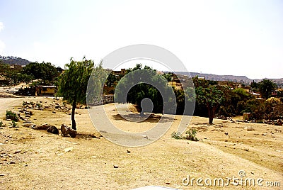 Beautiful photography of the natural panorama in Eritrea Stock Photo