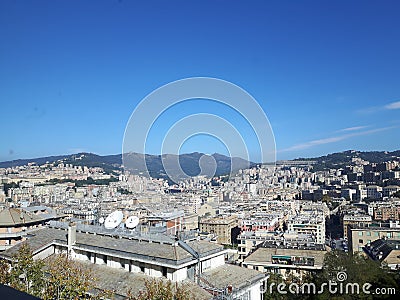 Beautiful photography of the streets of Genova Editorial Stock Photo