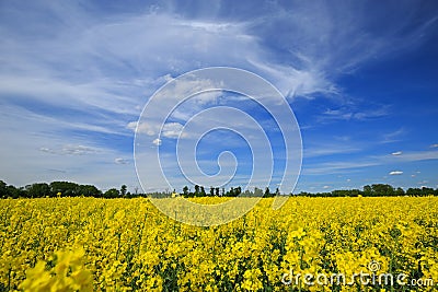 Beautiful Polish landscape Stock Photo