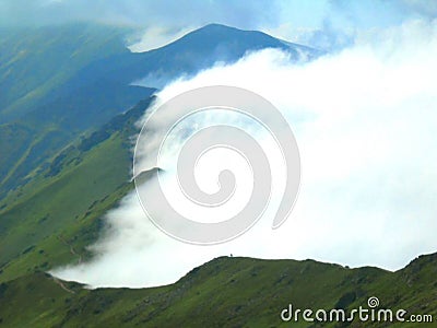 Beautiful Polish mountains Tatry with beautiful view Stock Photo