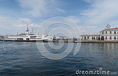 Beautiful Port at Prince Island Buyukada in the Marmara Sea, near Istanbul, Turkey Editorial Stock Photo