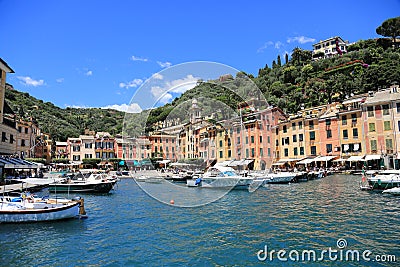 Beautiful Portofino, Italy Editorial Stock Photo