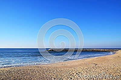 Beautiful Portuguese Beach Stock Photo