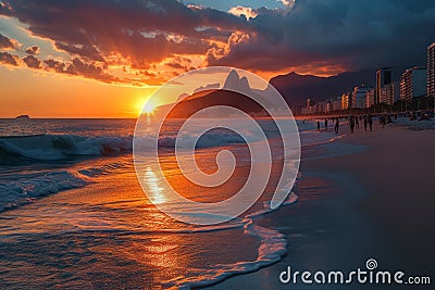 sunsets and sunrises all over the world Stock Photo
