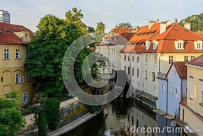 Beautiful Prague at dawn, Czech Republic Stock Photo