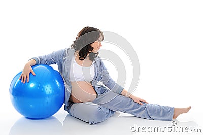 Beautiful pregnant woman Stock Photo