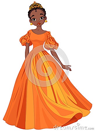 Beautiful Princess Vector Illustration