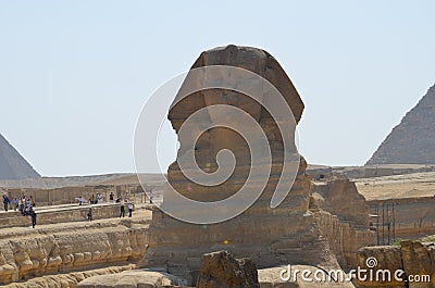 Beautiful profile of the Great Sphinx Editorial Stock Photo