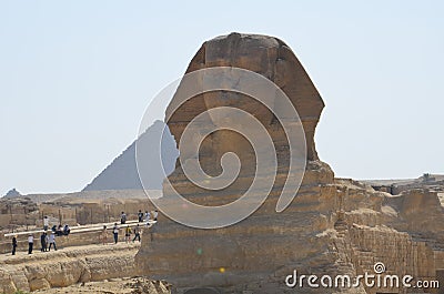 Beautiful profile of the Great Sphinx Editorial Stock Photo