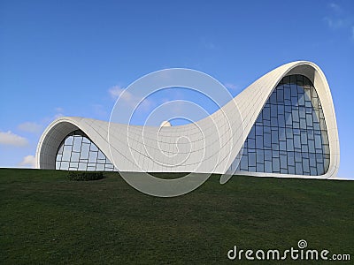Beautiful public museum in azerbaijan Editorial Stock Photo