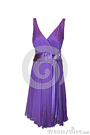 Beautiful purple dress Stock Photo