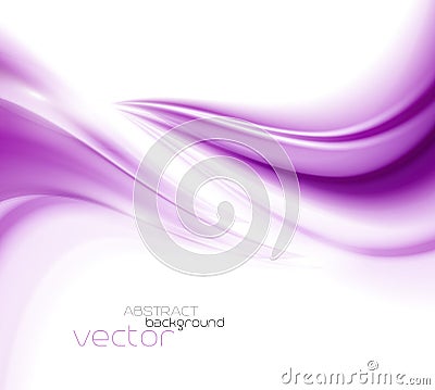 Beautiful Purple Satin. Drapery Background Vector Illustration