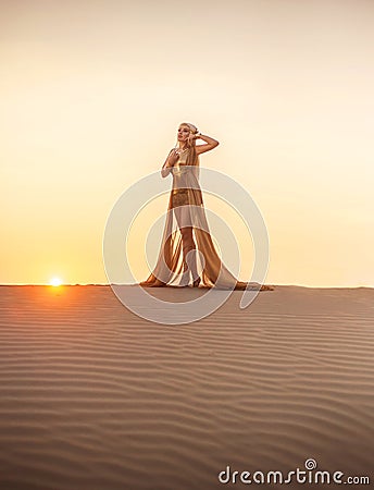 Beautiful queen of the desert Stock Photo