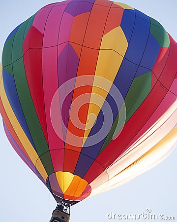 Full Frame of Rainbow Balloon Stock Photo