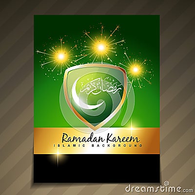 Beautiful ramadan festival template Stock Photo