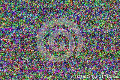 Beautiful random distributed noise in different colors Stock Photo