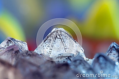 Beautiful rare precious stones from the mountains. Stock Photo