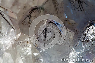 Beautiful rare precious stones from the mountains. Stock Photo