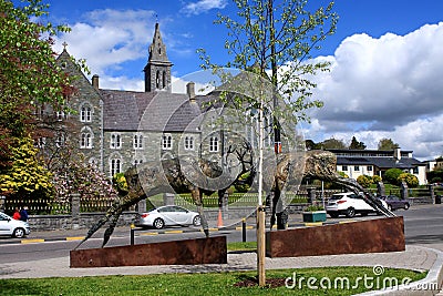 Red Deer Sculpture, Killarney, County Kerry, Ireland Stock Photo