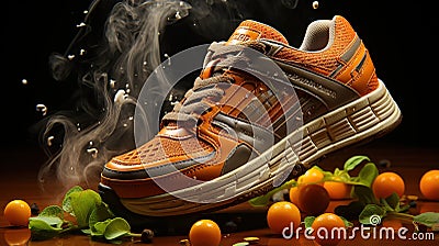 Beautiful Representation of Shoe for Marketing Promotion Cartoon Illustration