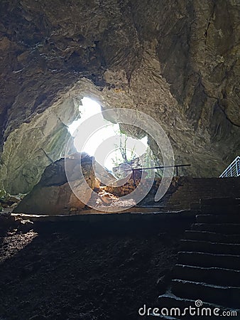 Beautiful Resava cave Stock Photo