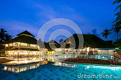 Luxury hotel resort SPA in Kenya. Stock Photo