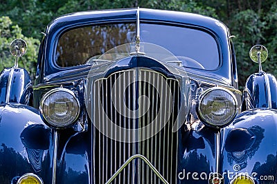 Beautiful restored vintage car from the thirties Editorial Stock Photo
