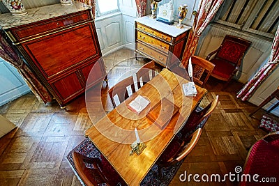 Beautiful rich classic interior of XIX century Editorial Stock Photo