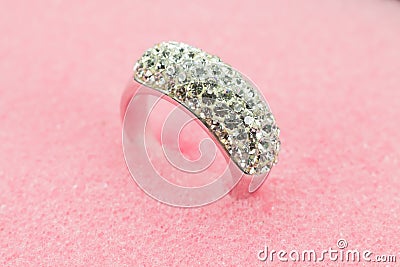 Beautiful ring jewelry Stock Photo