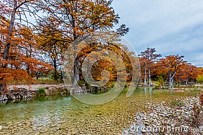 Beautiful Rio River at Garner State Park, Texas Stock Photo