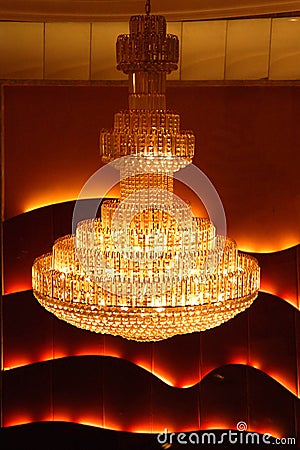BEAUTIFUL ROOF LAMP Stock Photo