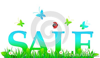 Beautiful sale illustration Vector Illustration