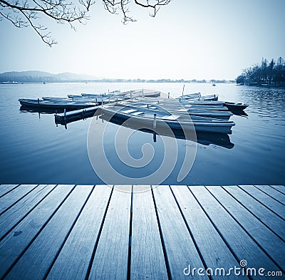 Beautiful scenery in hangzhou,China Stock Photo