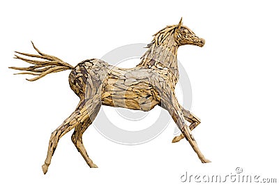 Beautiful sculpture of horse Stock Photo