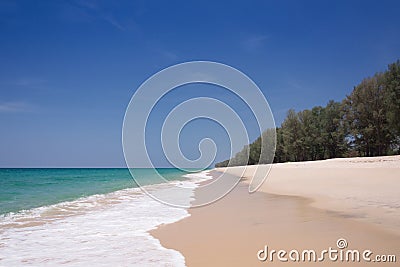 Beautiful sea and blue sky at Andaman sea,thailand Stock Photo