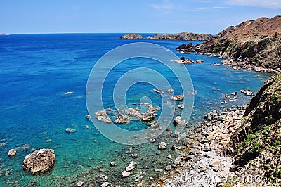 Beautiful sea in Eo Gio, Quy Nhon, Vietnam Stock Photo