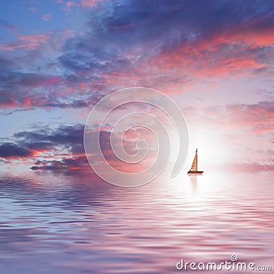 Beautiful sea scenic Stock Photo