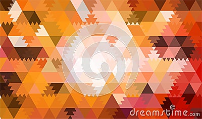 beautiful seamless square triangle pattern. irregular mosaic motif background. Vector Illustration