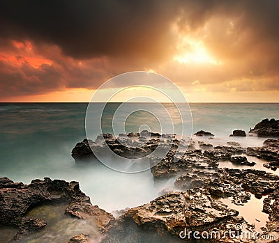 Beautiful seascape Stock Photo