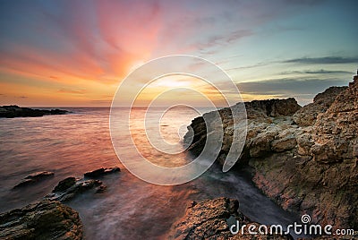 Beautiful seascape. Stock Photo