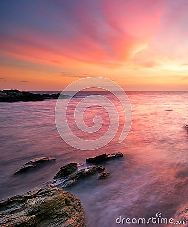 Beautiful seascape. Stock Photo