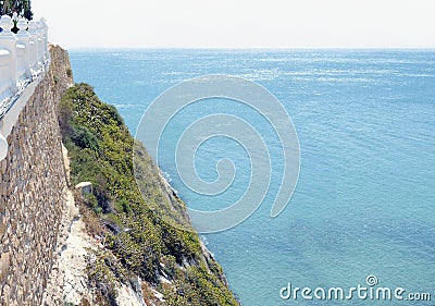 Beautiful seascape Mediterranean Sea Stock Photo