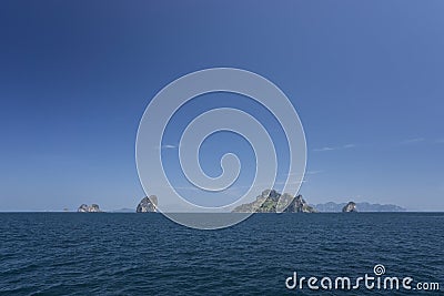 Beautiful seascape south Thailand. Travel. Stock Photo