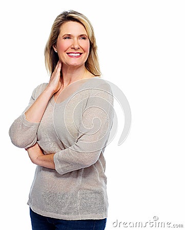 Beautiful senior woman portrait. Stock Photo