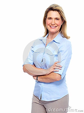 Beautiful senior woman portrait. Stock Photo