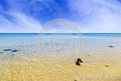 Beautiful Serena Beach, Mandvi, Gujarat Stock Photo