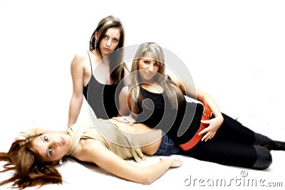 Beautiful girls Stock Photo