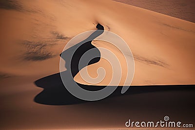 The beautiful shapes of desert Stock Photo